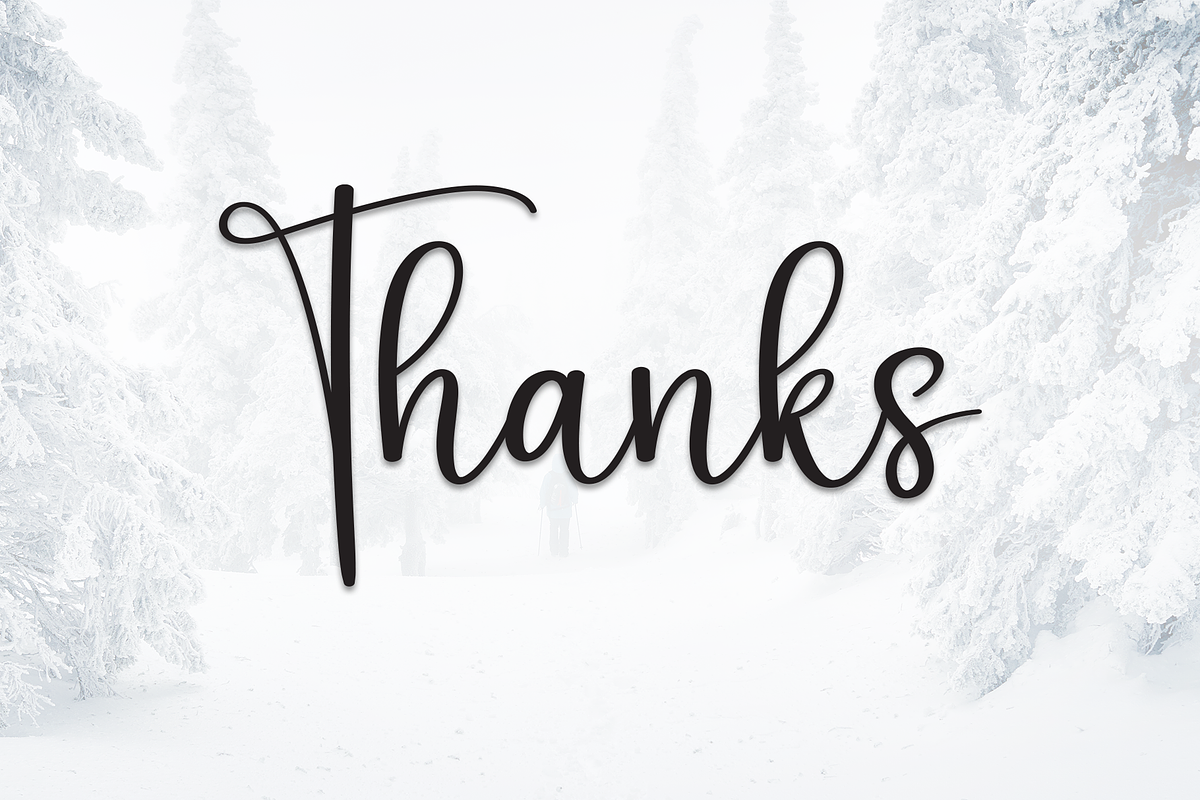 Wintersnow | Script Font, a Handwritten Font by Scratchones (Photo 9 of 9)