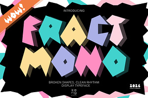 Fract Mono Font