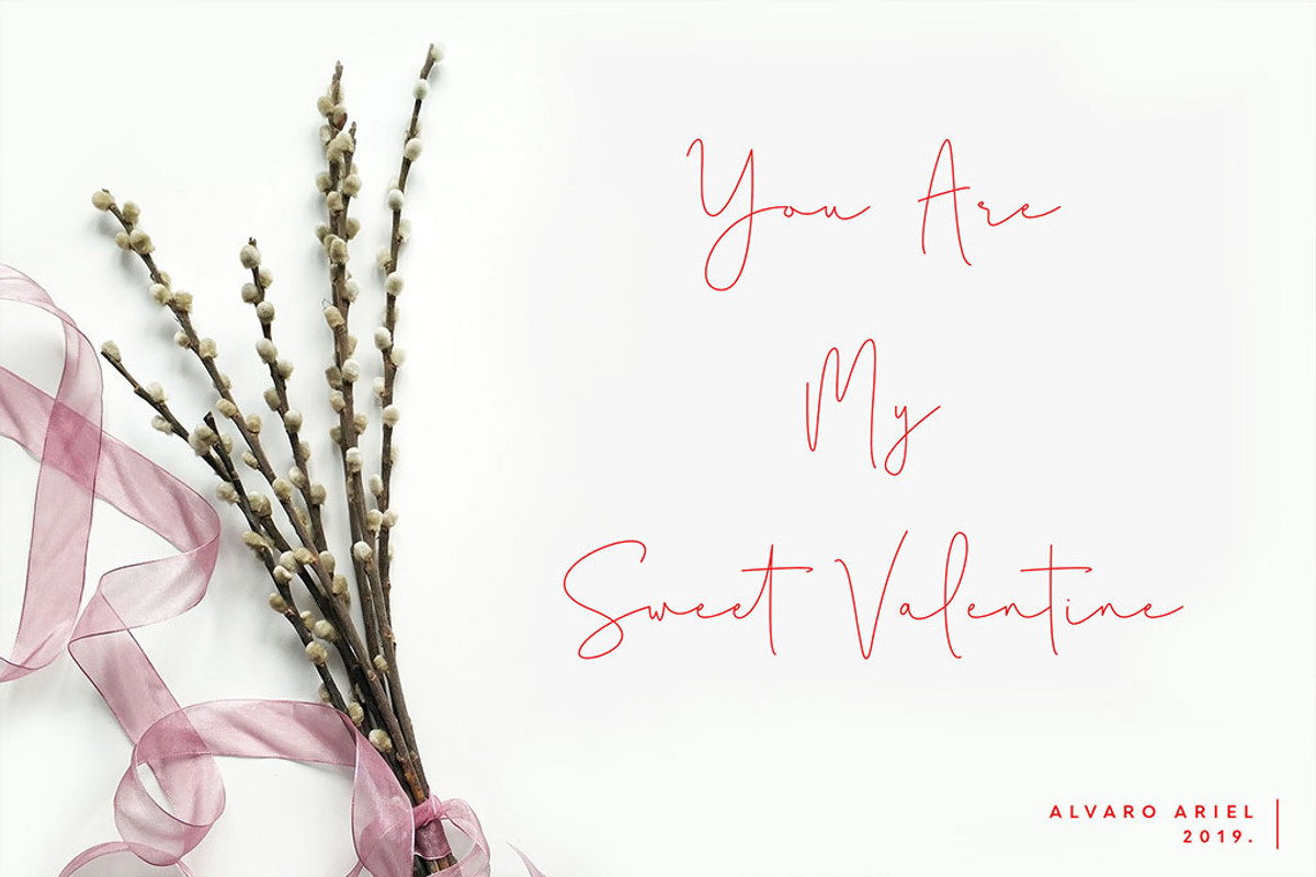 Dark Saturday Font, a Script Font by Cherryline Master (Photo 5 of 10)