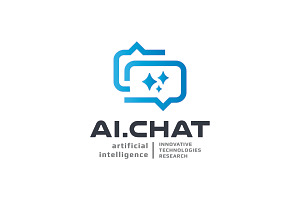 Chat Bubbles Ai Logo