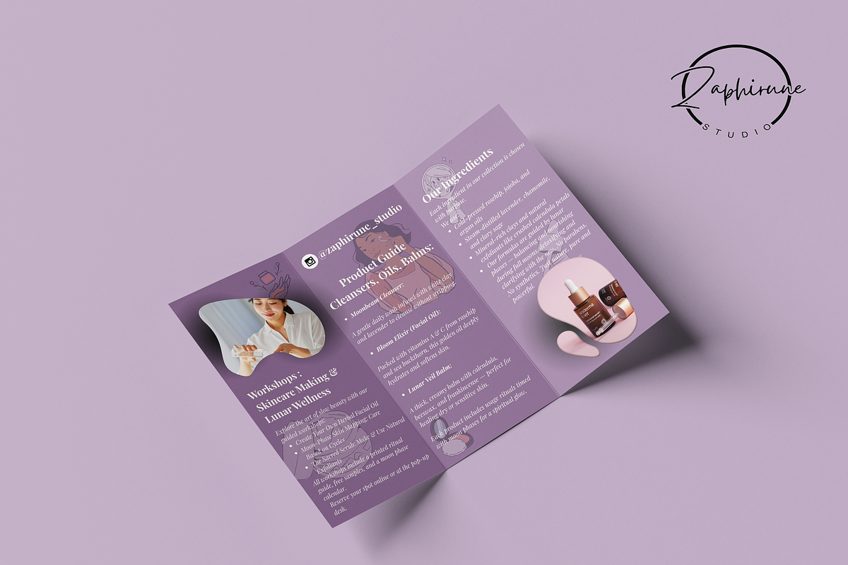 Skincare Branding Canva Kit preview 3