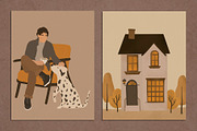 8 Autumn Vibes Abstract Posters, a Decorative Illustration by Miracles Everywhere (Thumbnail 5 of 6)
