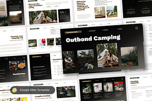 Camping Pitch Deck Keynote Template, a Presentation Template by TMint Creative