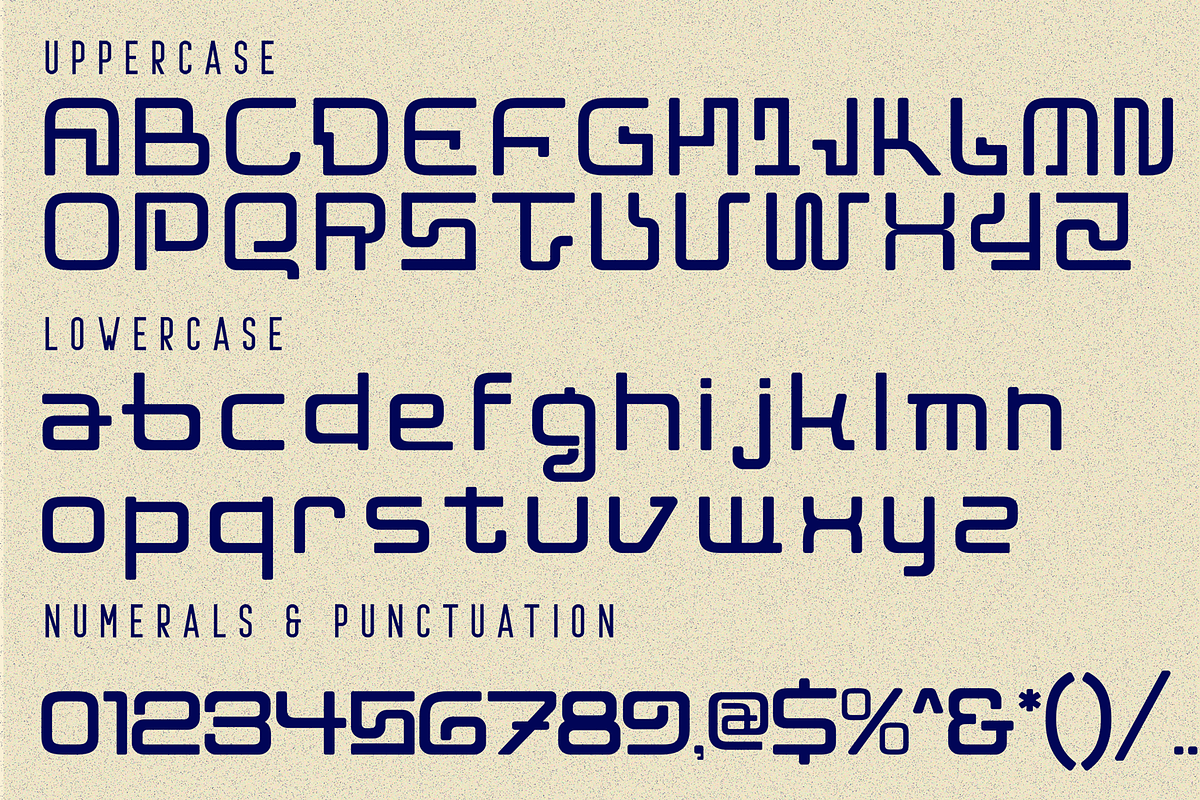 Decorative Aesthetic Futuristic Font, a Sans Serif Font by 177Studio (Photo 7 of 8)