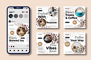 Modern Coffee Shop Social Media, a Social Media Template by MightyDesign (Thumbnail 2 of 8)
