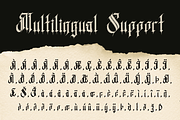Rigtra Aledzra - Dark Gothic Font, a Blackletter Font by Randi Irvan | Rvandtype (Thumbnail 12 of 13)