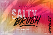 Salty Brush - SVG Font Duo, a Script Font by Visual Blends (Thumbnail 8 of 8)