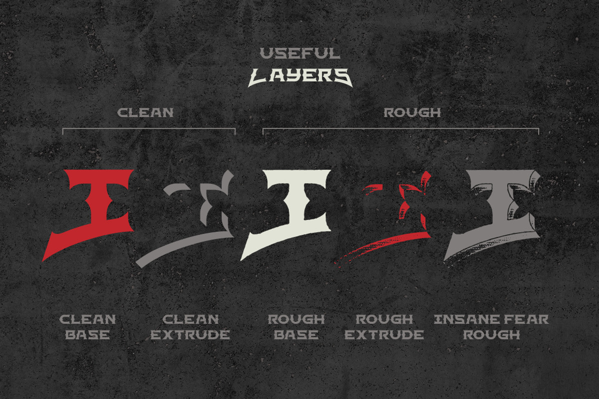 Insane Fear font preview 3