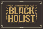 Black Holist, a Symbol Font by Vintage Division (Thumbnail 15 of 15)