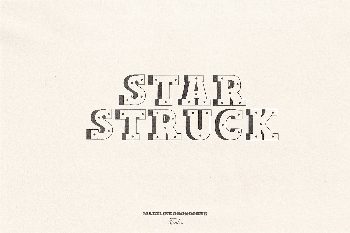 Show Pony Hand Drawn Western Font, a Slab Serif Font by Madeline ODonoghue Design (Photo 7 of 10)