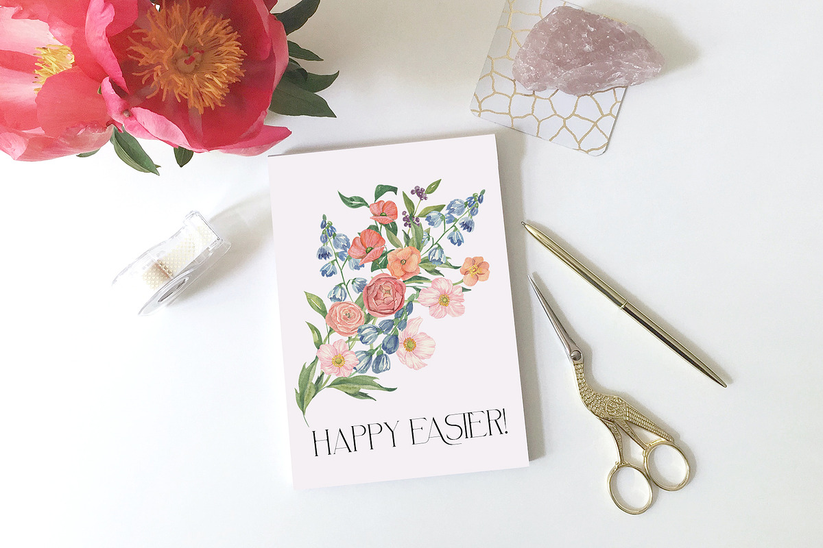 Flourishing Spring Garden Watercolor, a Seasonal Illustration by Catch the Dream Art (Photo 11 of 13)