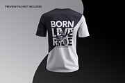 T-Shirt Front and Back Mockup, a Shirt Mockup by GearShift (Thumbnail 2 of 3)