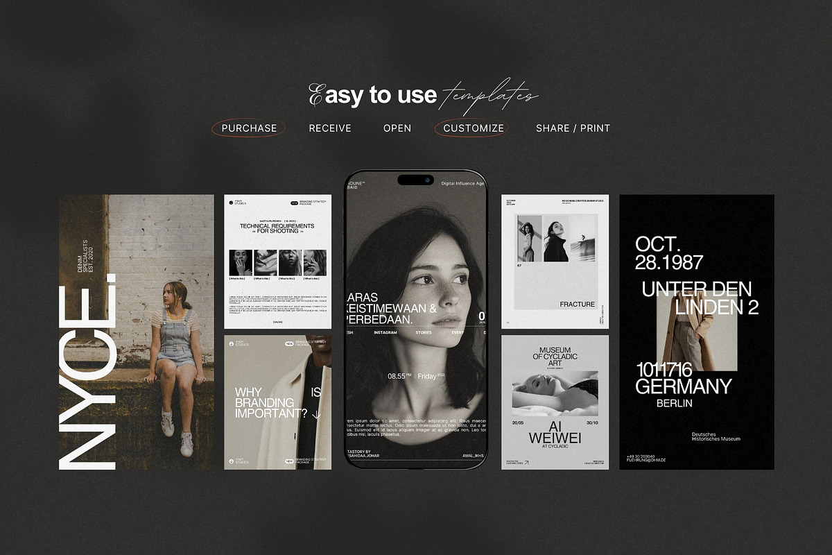 Aesthetic Instagram Story & Post, a Social Media Template by Prapti Design (Photo 6 of 9)