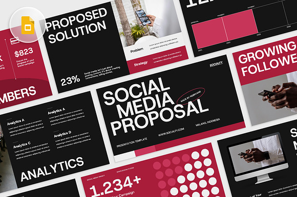 Social Media Proposal Google Slides preview 8