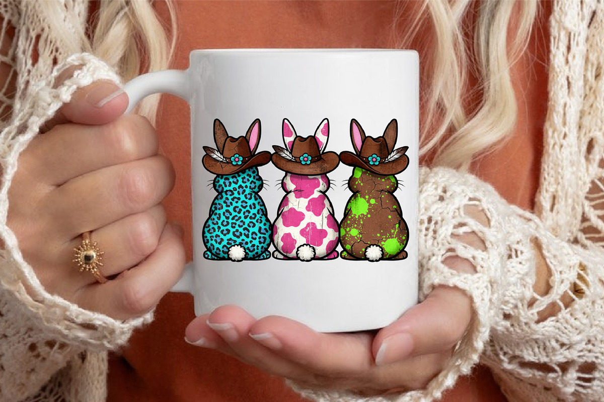 Western Easter Bunny Png, an Illustration by designcity5 (Photo 8 of 9)