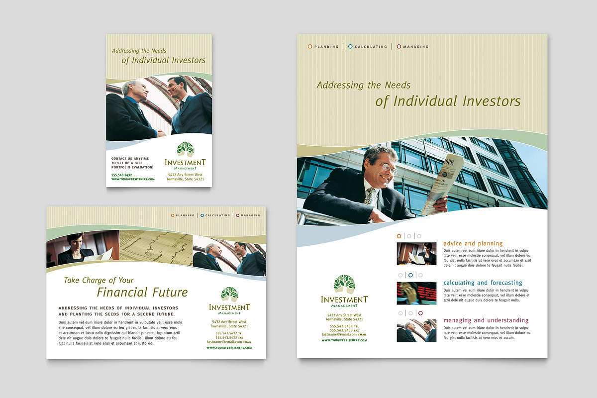 Financial Flyer Template, a Flyer Template by StockLayouts (Photo 3 of 3)
