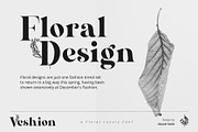 Veshion Floral Display Font, a Font by Aluyeah Studio (Thumbnail 7 of 8)