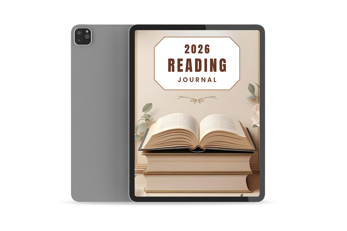 2026 Digital Reading Journal Bundle, a Stationery Template by Mustafiz (Photo 2 of 11)