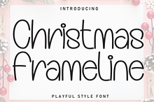 Christmas Frameline | Script Font