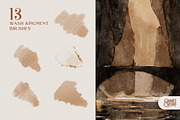 Real Watercolors - Photoshop Brushes, a Brush Add-On by GRANCI STUDIOS (Thumbnail 3 of 9)