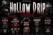 Hollow Drip, a Serif Font by Wow Magic (Thumbnail 3 of 9)