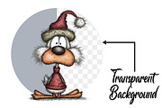 Whimsical Christmas Goose Clipart, an Illustration by Pixels.Craft (Thumbnail 2 of 6)
