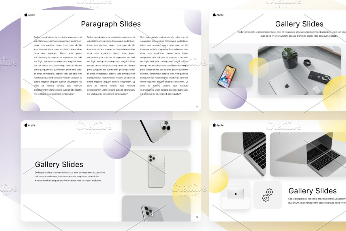 Apple Presentation Template, a Presentation Template by Interpitch (Photo 4 of 9)
