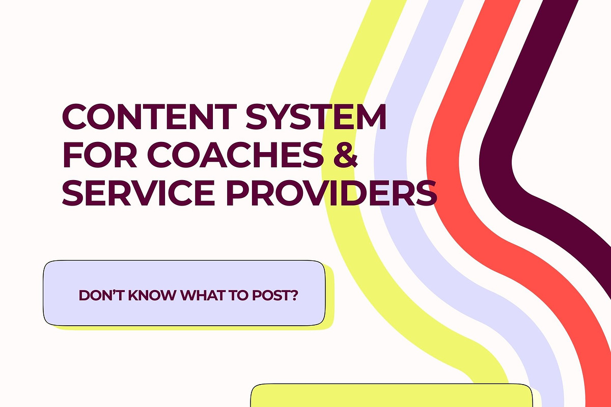 Coach Instagram Canva Templates, a Social Media Template by MOAROShop (Photo 2 of 10)