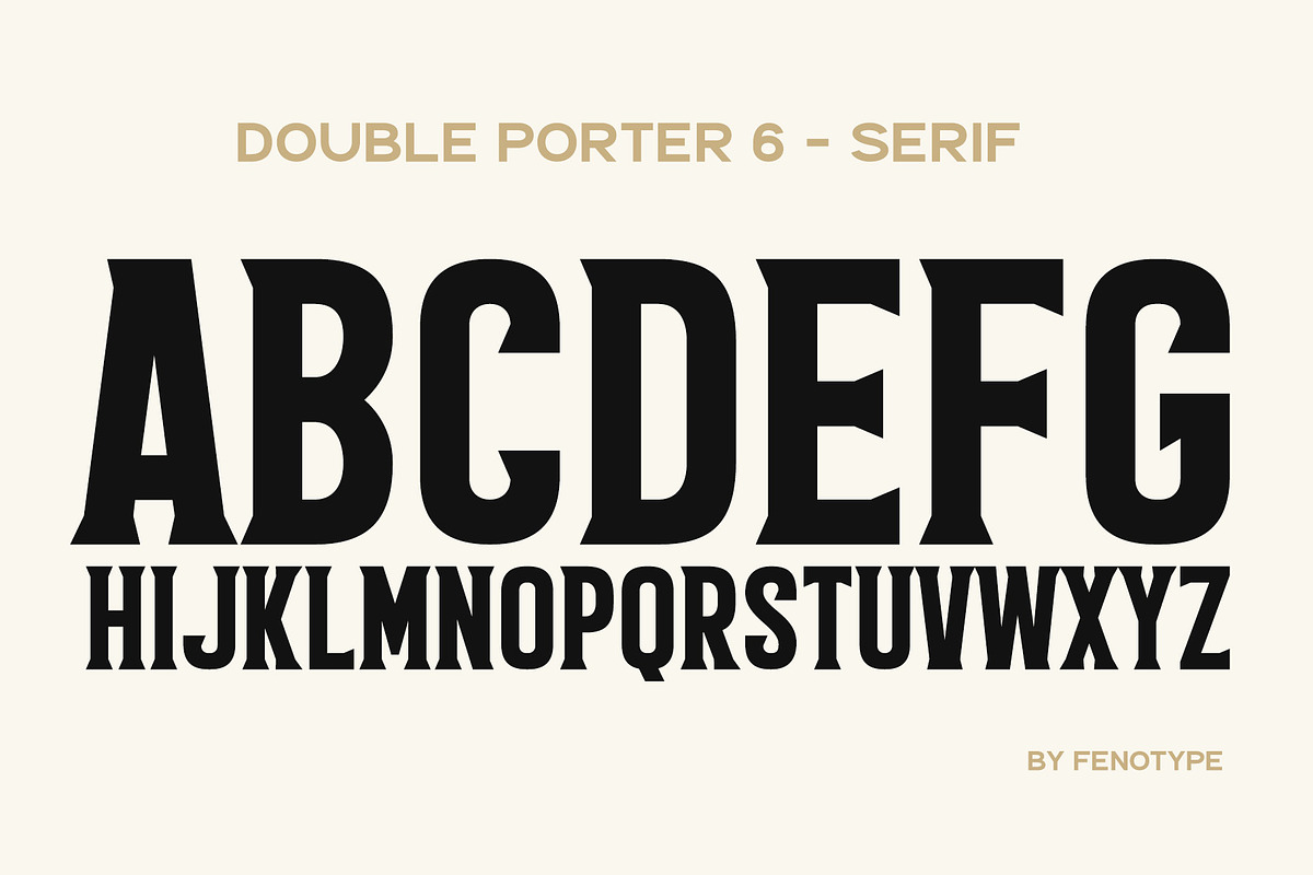 Double Porter 12 FONTS + EXTRAS, a Script Font by Fenotype (Photo 15 of 20)