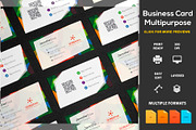 Business Card Multipurpose, a Business Card Template by DesignsStore (Thumbnail 1 of 3)