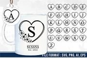 Floral Alphabet Monogram Letter SVG, a Graphic by D2PUTRI (Thumbnail 17 of 27)