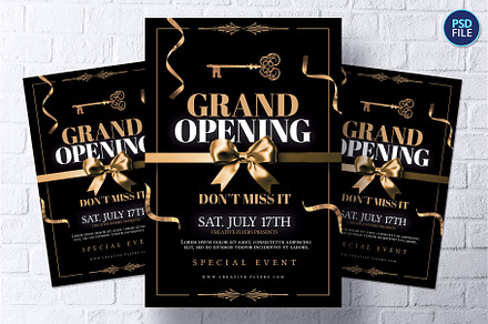 Inauguration Flyer Template