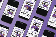 Purple Cyber Monday Flyer, a Flyer Template by Aiyari Graphic (Thumbnail 2 of 3)
