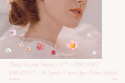 Bloomy Instagram Template, a Social Media Template by Simple P. (Thumbnail 2 of 13)