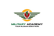Military Academy Logo Template, a Branding & Logo Template by mesuka (Thumbnail 2 of 2)