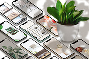 3D iPhone Presentation Mock-Up 05, a Device Mockup by Graphicsworld125 (Thumbnail 4 of 10)