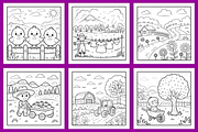 Bold and Easy Cozy Farm Coloring, an Animal Illustration by Ink Gallery (Thumbnail 3 of 4)