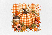 Autumn Pumpkin Png, an Object Illustration by CraftArtStudio (Thumbnail 1 of 4)