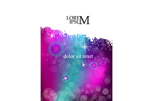 Purple blue gradient background for, an Illustration by Nenahliadava Design
