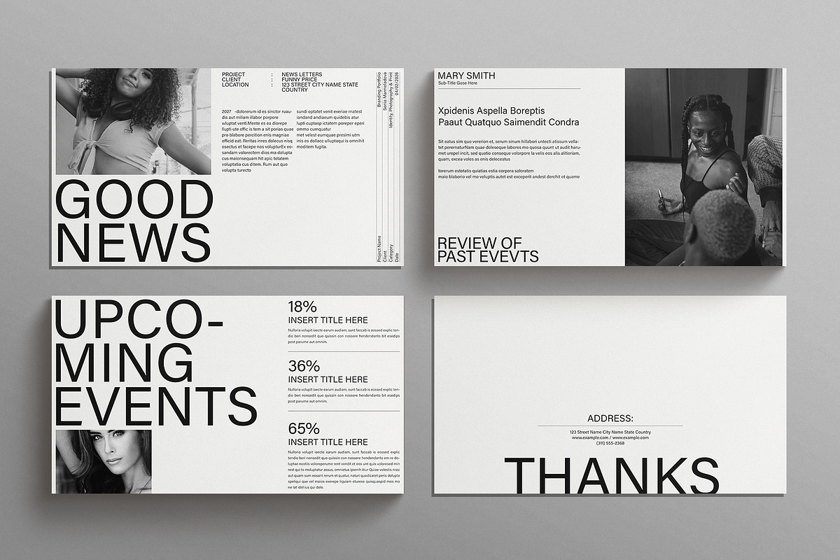 Newsletter Presentation Template, a Presentation Template by E-Type (Photo 5 of 5)