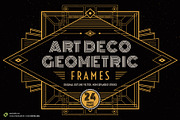 Art Deco Geometric Frames, an Object Graphic by Revoltan Studios (Thumbnail 1 of 5)