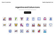 Argentina and Culture Icons, a Solid Icon by Wencory (Thumbnail 1 of 2)