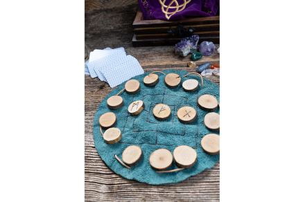 Handmade runes for fortunetelling, an Architecture Photo by Neirfy