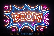 Custom Neon Sign Photoshop Mockup, a Mockup by Andrew Skoch Design (Thumbnail 4 of 11)