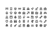 50 Stephen King Icons, an Outline Icon by Side Project (Thumbnail 2 of 8)