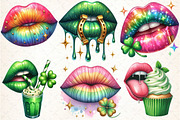 Sexy Lips Patrick's Day Sublimation, an Illustration by DreamCafeArt (Thumbnail 2 of 4)