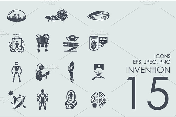 15 Invention Icons