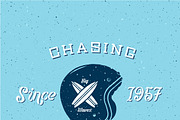 Vintage Surfing Labels/Logos Set, a Branding & Logo Template by Createvil (Thumbnail 3 of 8)
