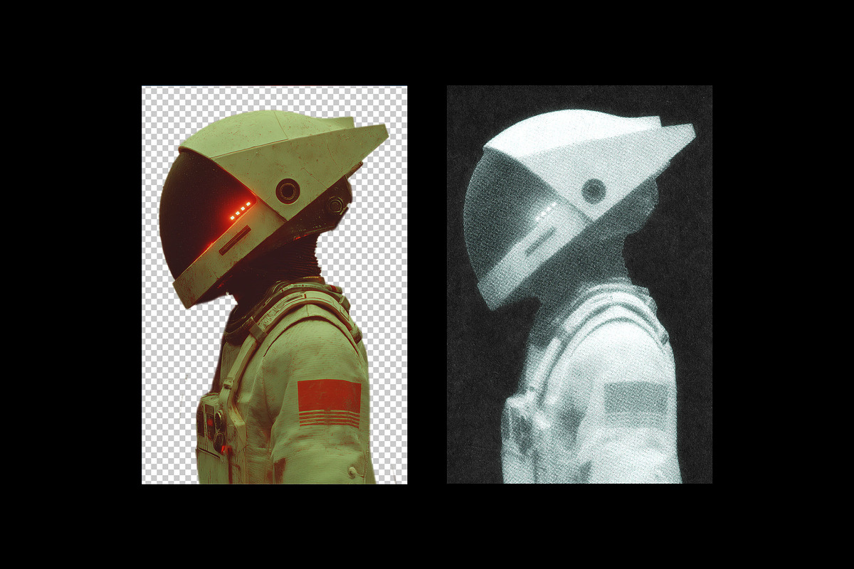 Dithering Print Photo Effect, a Layer Style Add-On by Design Squad
