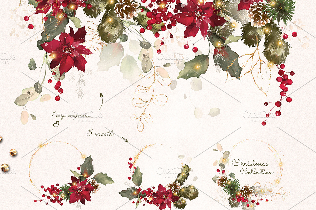 Christmas collection, a Texture Illustration by Lisima (Photo 8 of 14)